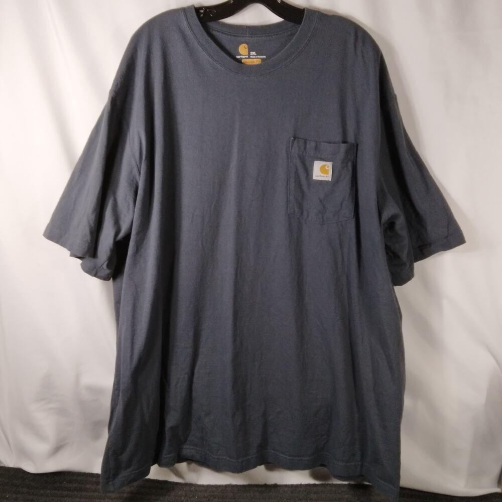 Carhartt Mens 2XL Original Fit Short Sleeve T Shirt Black